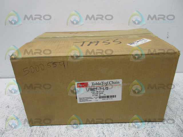 REXNORD LF882T-7-1/2 TABLETOP CHAIN *NEW IN BOX*