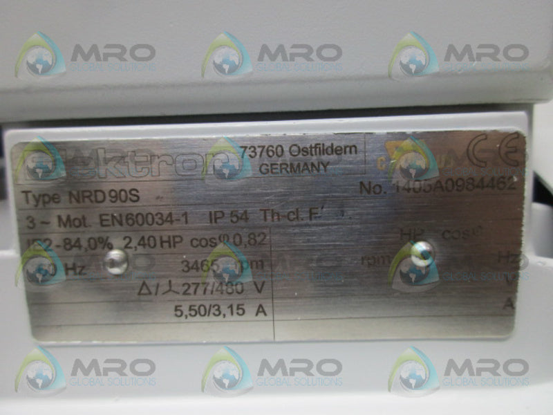 ELEKTROR NRD90S BLOWER *NEW NO BOX*