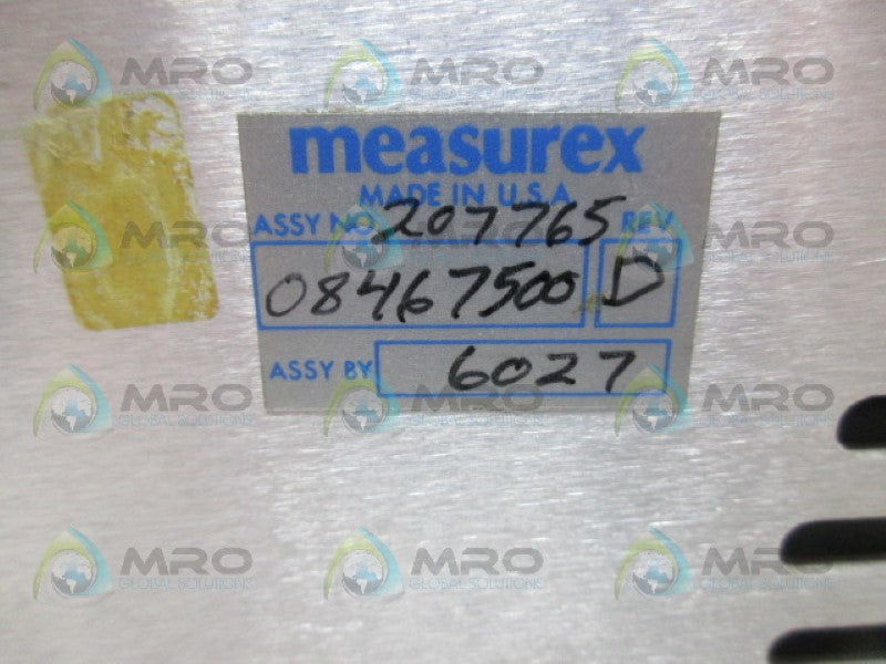 MEASUREX 207765 08467500 *USED*