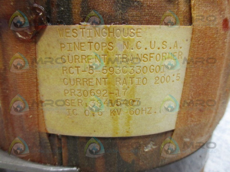 WESTINGHOUSE RCT-5-593C330G01 TRANSFORMER *NEW NO BOX*
