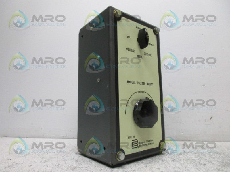 BASLER MVC 108 9037000102 MANUAL VOLTAGE CONTROL *NEW NO BOX*
