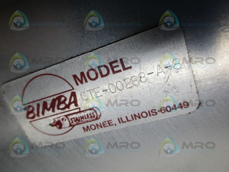 BIMBA CTE-00288-A-8 LINEAR THRUSTER *USED*
