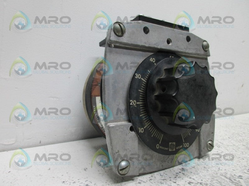 GENERAL ELECTRIC 9T92A30 VARIABLE TRANSFORMER *USED*