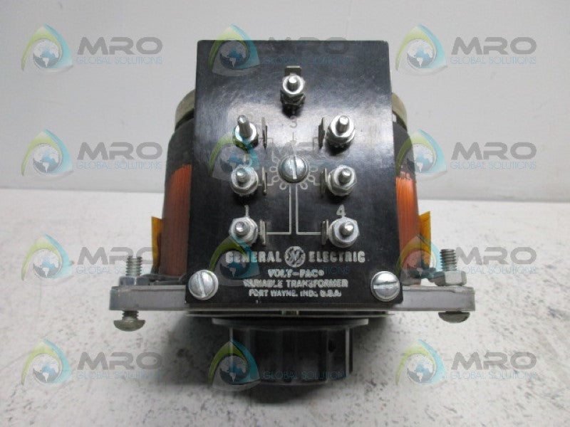 GENERAL ELECTRIC 9T92A30 VARIABLE TRANSFORMER *USED*