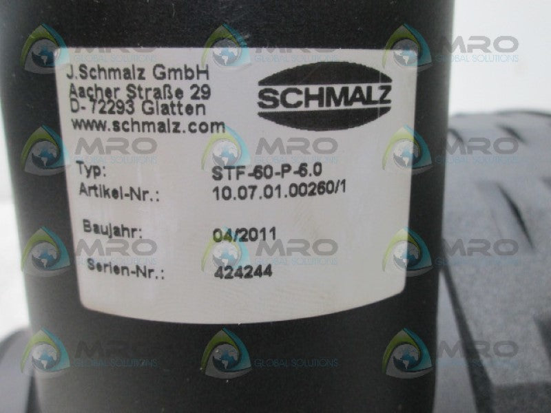 SCHMALZ STF-60-P-6.0 DUST FILTER *NEW NO BOX*
