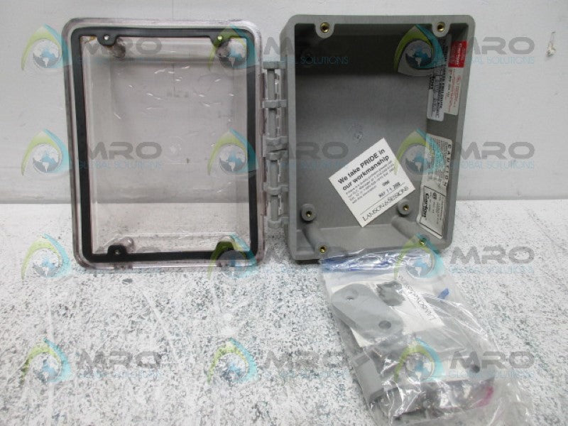 CARLON CC863 ENCLOSURE 8X6X3 5/8 *NEW IN BOX*