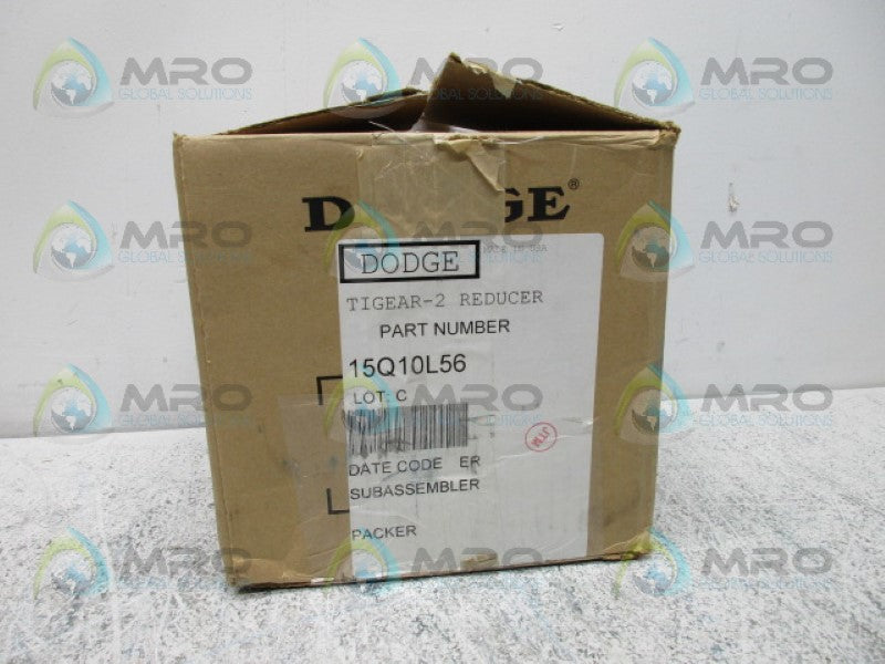 DODGE 15Q10L56 REDUCER RATIO 10:1 *NEW IN BOX*