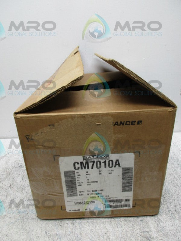BALDOR CM7010A ELECTRIC MOTOR .75HP 1725RPM *NEW IN BOX*