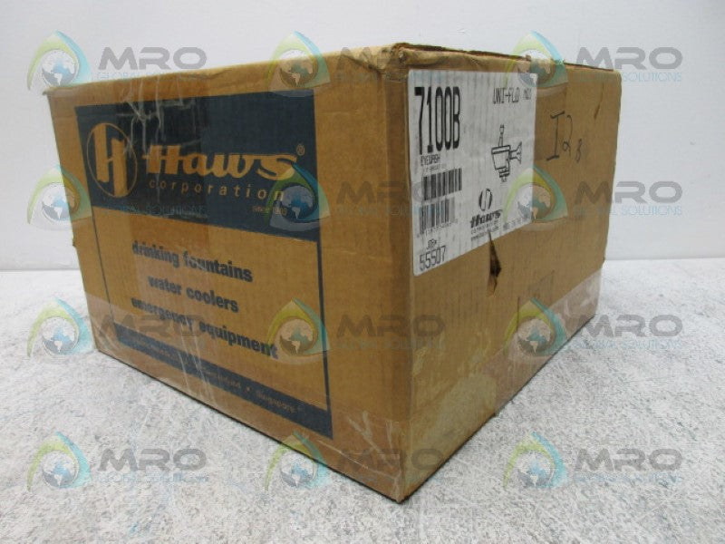 HAWS 7100B UNIFLOW EYEWASH *FACTORY SEALED*