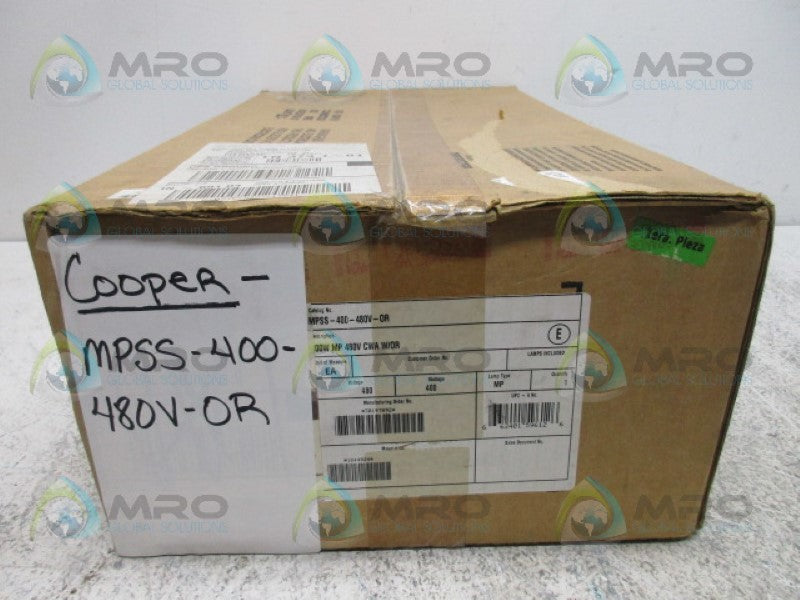 COOPER MPSS-400-480V-OR HALO LIGHTING *NEW IN BOX*