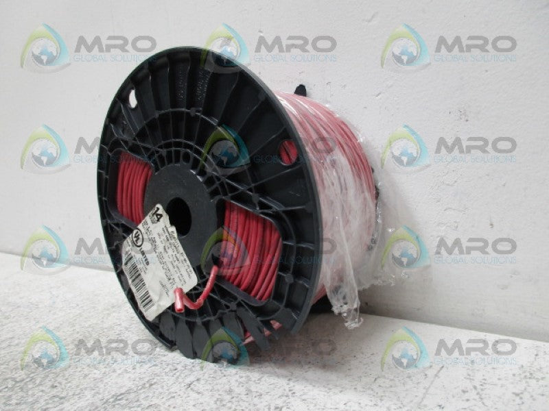 INDUSTRIAL MRO PART# 22-95-75-01 RED WIRE 500' *NEW NO BOX*