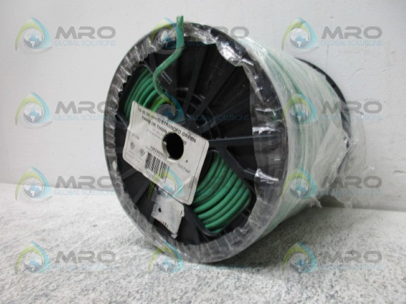 INDUSTRIAL MRO PART# 125230050JS 500' GREEN WIRE *NEW NO BOX*