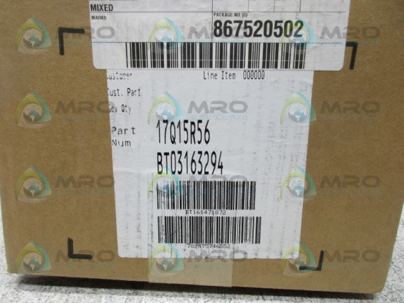 DODGE 17Q15R56 REDUCER RATIO 15:1 *FACTORY SEALED*