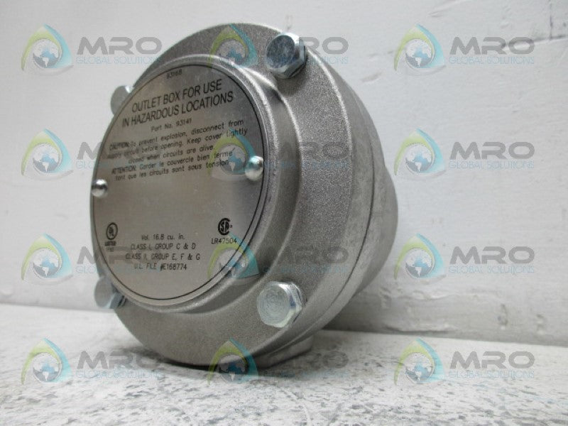 INDUSTRIAL MRO 93141 OUTLET BOX *NEW NO BOX*