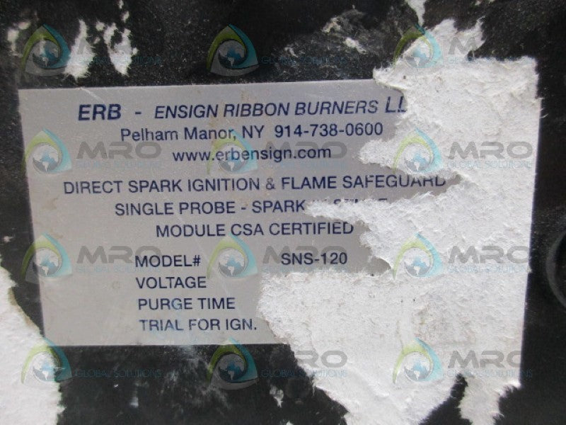 ERB SNS-120 SAFEGUARD CONTROLLER *USED*