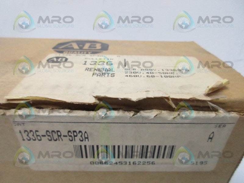 ALLEN BRADLEY 1336-SCR-SP3A SER A RENEWAL PARTS *NEW IN BOX*