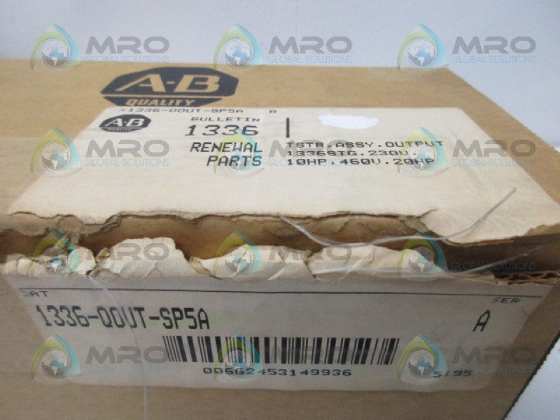 ALLEN BRADLEY 1336-QOUT-SP5A SER A TRANSISTOR *NEW IN BOX*