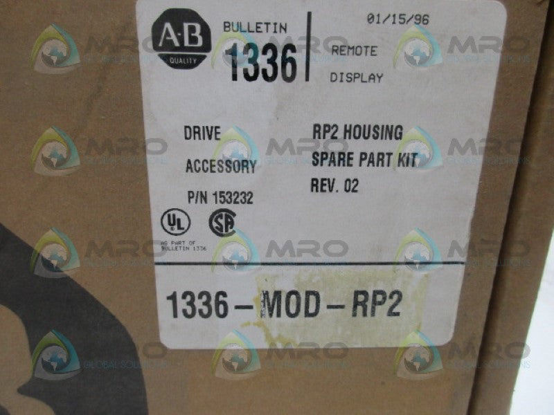 ALLEN BRADLEY 1336-MOD-RP2 MOTOR DRIVE COVER REMOTE KEYPAD DISPLAY *NEW IN BOX*