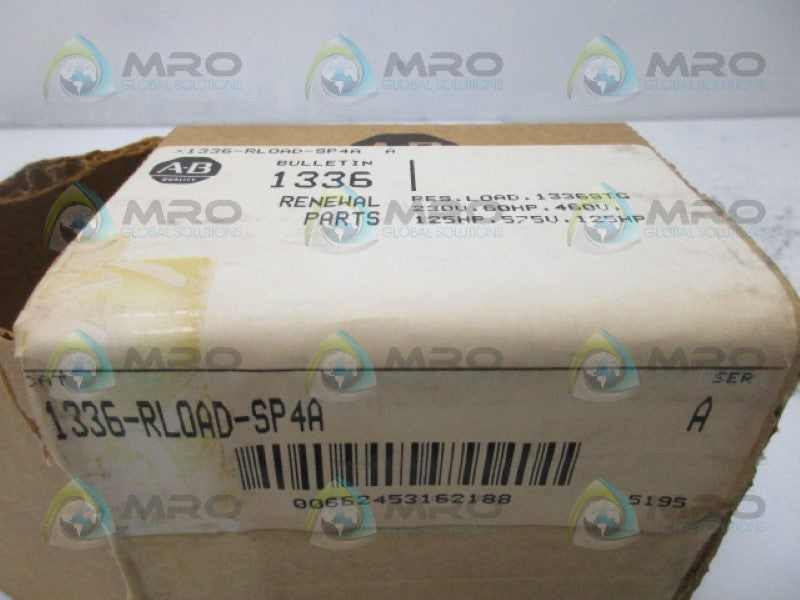 ALLEN BRADLEY 1336-RLOAD-SP4A SER A LOAD RESISTOR *NEW IN BOX*