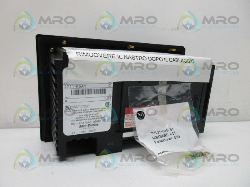 ALLEN BRADLEY PANELVIEW 550 2711-K5A1 SER C REV A FRN 1.03 PANEL *NEW IN BOX*