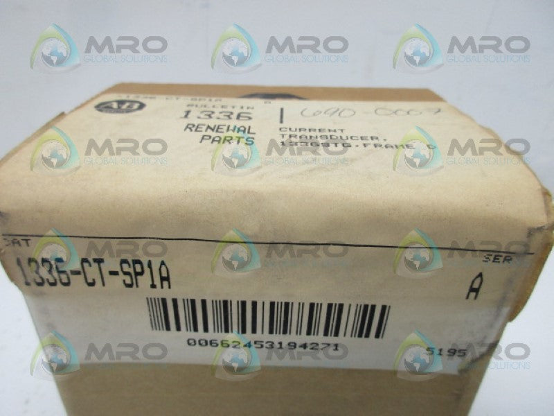 ALLEN BRADLEY 1336-CT-SP1A SER A CURRENT TRANSDUCER *FACTORY SEALED*