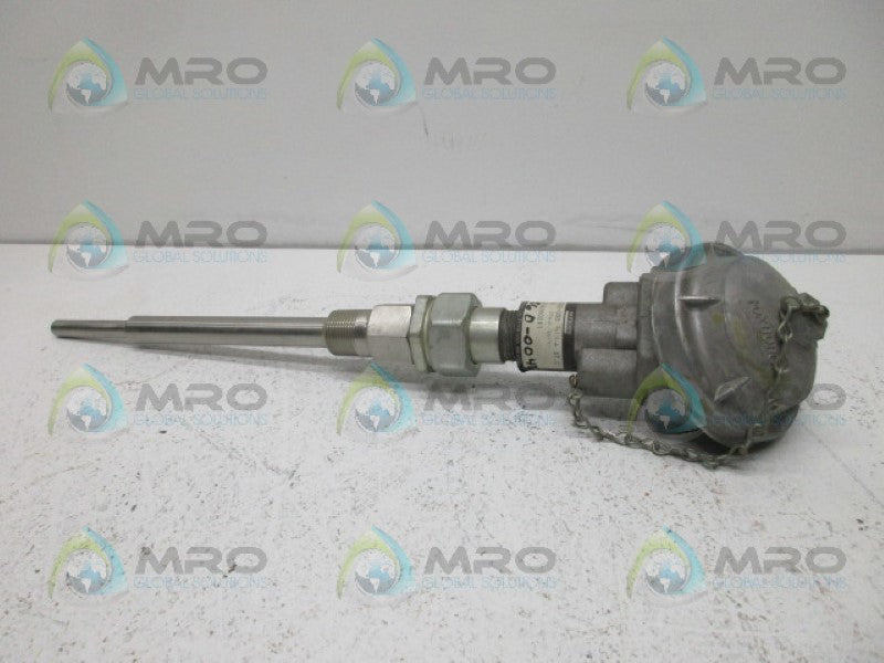 FOXBORO PR-13UBS-008 TEMPATURE SENSOR (AS PICTURED) *NEW NO BOX*
