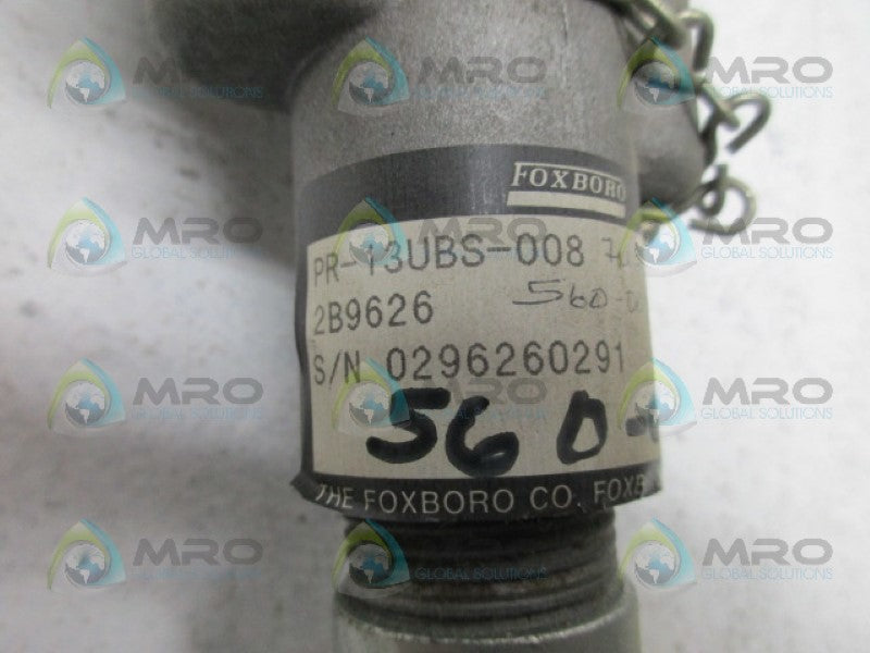 FOXBORO PR-13UBS-008 TEMPATURE SENSOR (AS PICTURED) *NEW NO BOX*