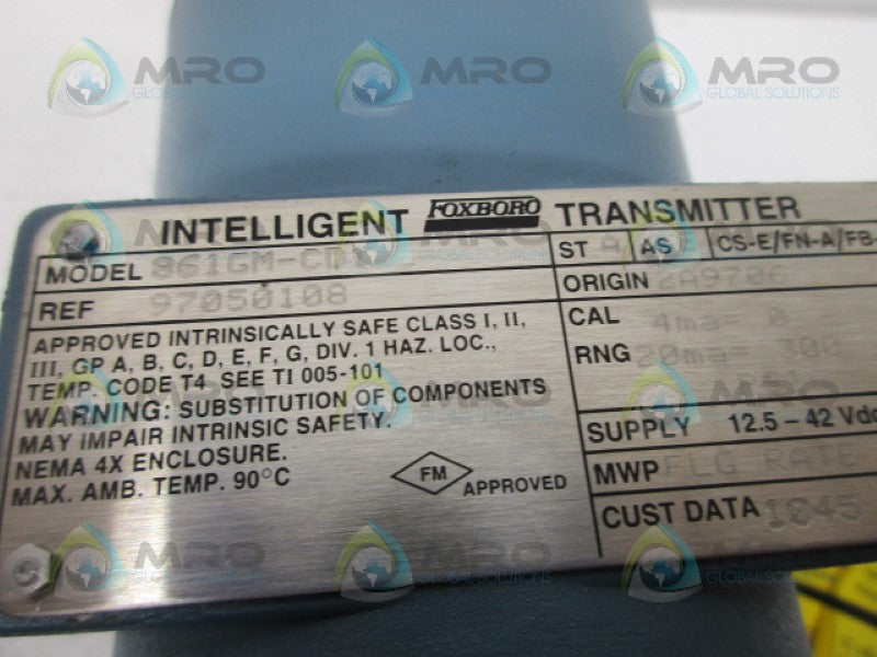 FOXBORO 861GM-CD1 INTELLIGENT TRANSMITTER *NEW IN BOX*