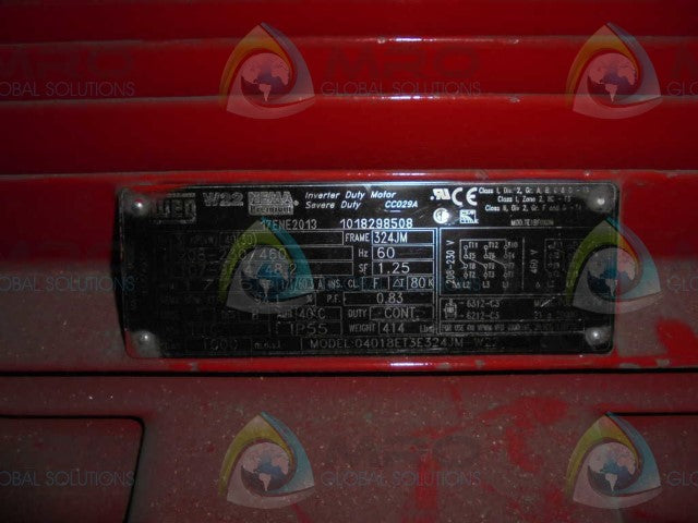 WEG 04018ET3E324JM-W22 MOTOR *NEW NO BOX*