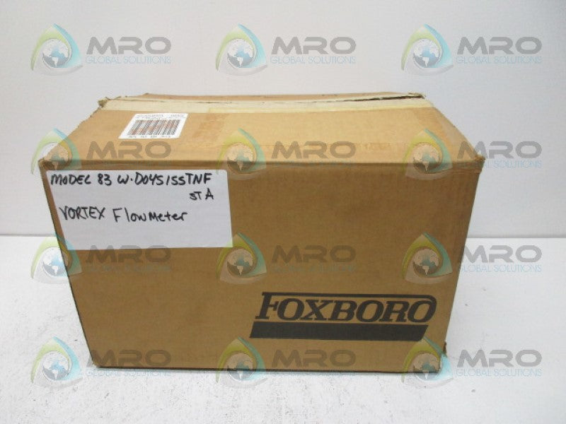FOXBORO 83W-D04S1SSTNF VORTEX FLOWMETER *NEW IN BOX*
