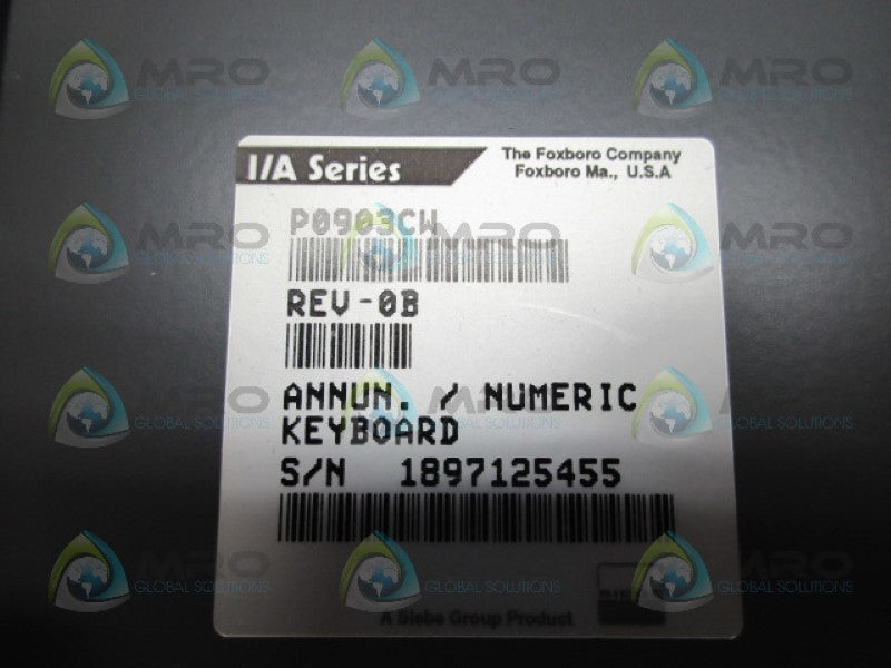 FOXBORO P0903CW NUMERIC KEYBOARD *NEW IN BOX*
