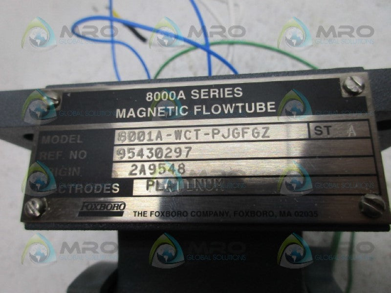 FOXBORO 8001A-WCT-PJGFGZ MAGNETIC FLOWTUBE *NEW IN BOX*