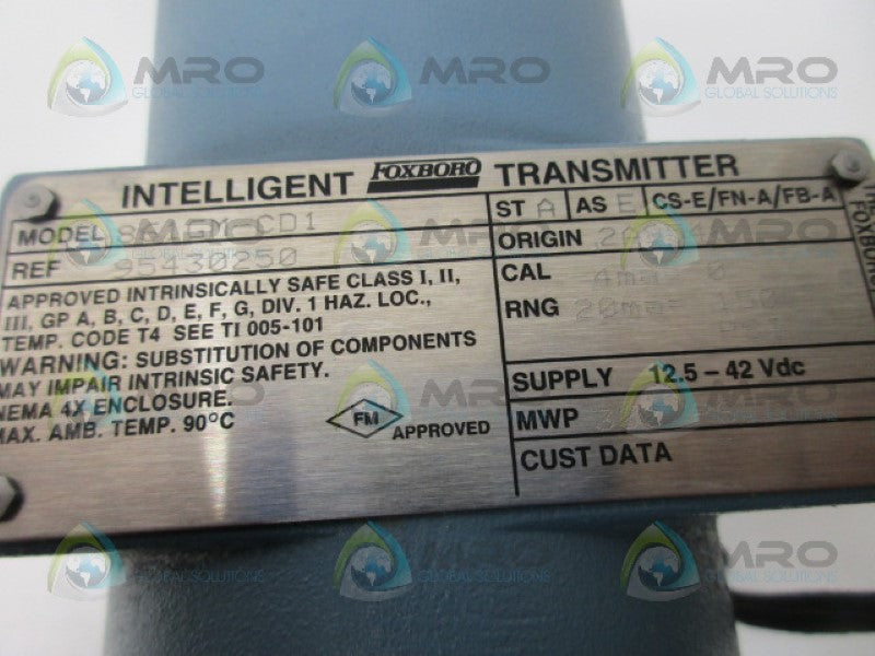 FOXBORO 861GM-CD1 INTELLIGENT TRANSMITTER *NEW NO BOX*