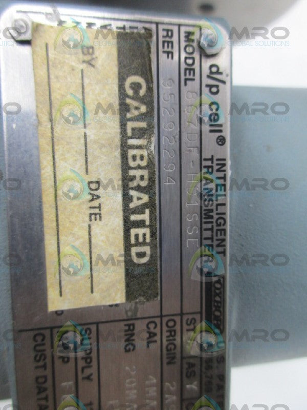 FOXBORO 867DF-HD1SSE INTELLIGENT TRANSMITTER *USED*