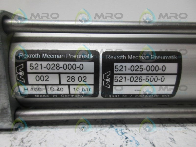 REXROTH 521-028-000-0 CYLINDER *NEW NO BOX*