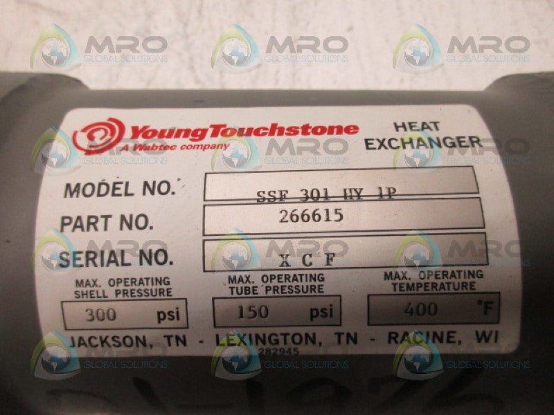 YOUNGTOUCHSTONE SSF301HY1P 266615 HEAT EXCHANGER *NEW NO BOX*