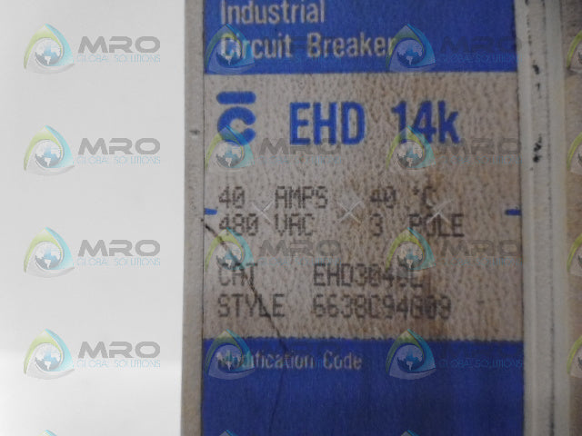 WESTINGHOUSE EHD3040L CIRCUIT BREAKER *NEW NO BOX*