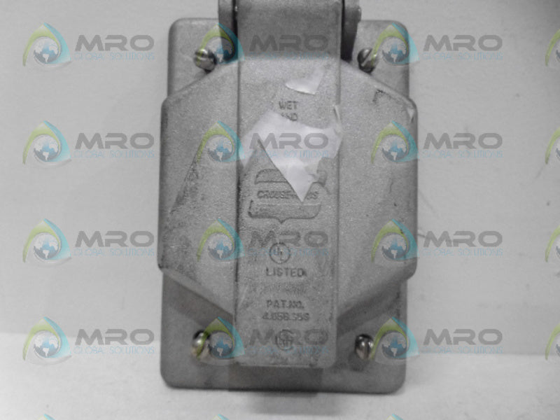 CROUSE-HINDS 0401127 SINGLE GANG *NEW NO BOX*