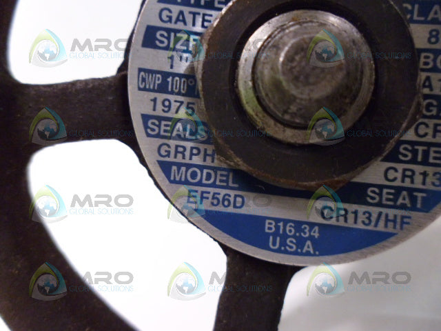 R-P&C EF56D GATE CONTROL VALVE  1" *NEW NO BOX*
