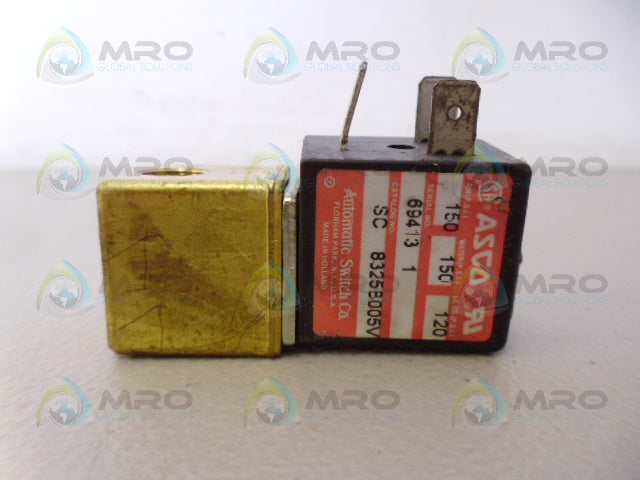 ASCO SC8325B005V SOLENOID VALVE *USED*
