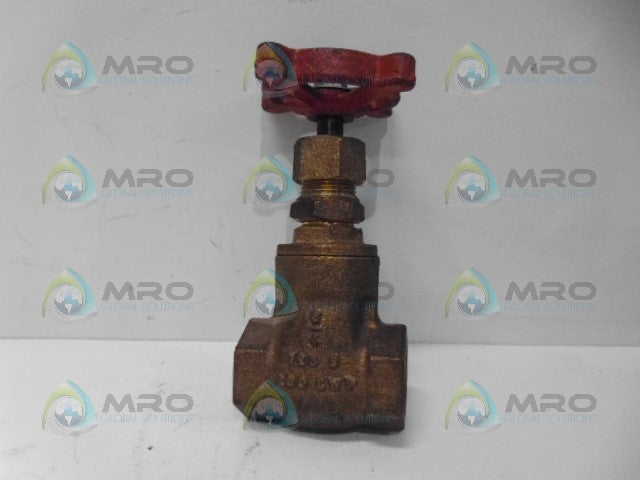 STOCKHAM B-103 GATE VALVE 3/4" *NEW NO BOX*
