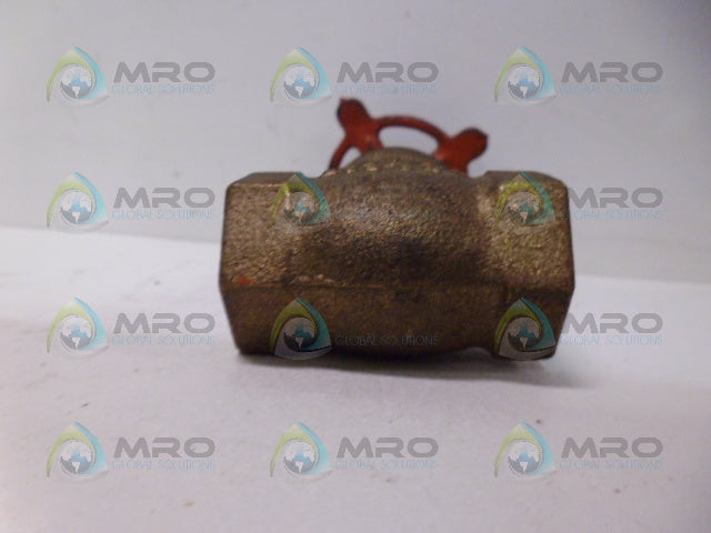 STOCKHAM B-103 GATE VALVE 3/4" *NEW NO BOX*