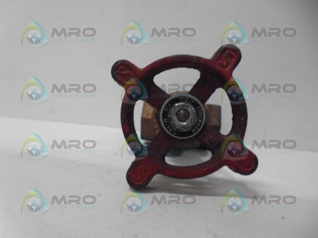 STOCKHAM B-103 GATE VALVE 3/4" *NEW NO BOX*