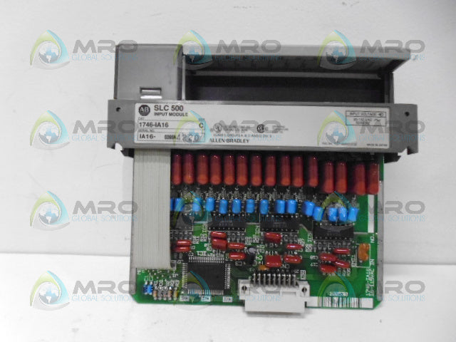 ALLEN BRADLEY SLC 500 1746-IA16 SER. C INPUT MODULE (MISSING TERMINAL) *USED*