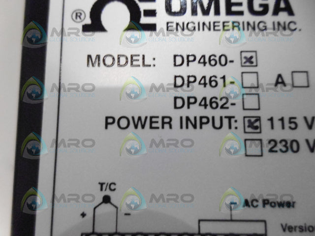 OMEGA DP460-T TEMPERATURE METER *NEW IN BOX*
