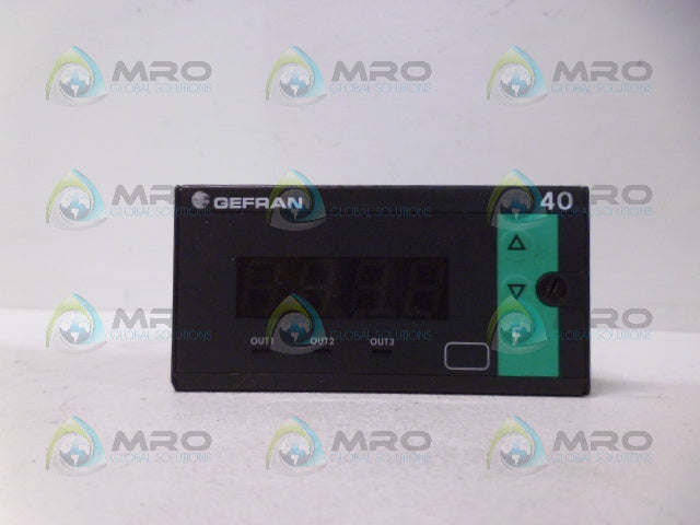GEFRAN 40B-96-4-10-RR-R-2-1-00 TEMPERATURE INDICATOR *NEW NO BOX*