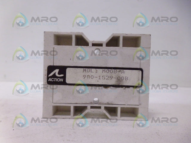 ACTION PAK M008-A 980-1529-00B RELAY SOCKET *USED*