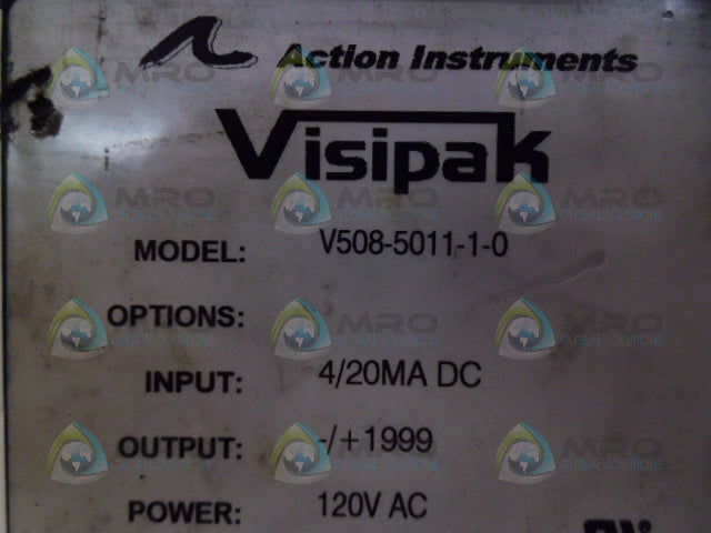 ACTION INSTRUMENTS V508-5011-1-0 DIGITAL INDICATOR *NEW NO BOX*