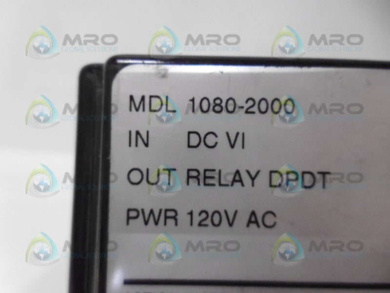 ACTION INSTRUMENTS MDL1080-2000 SIGNAL CONDITIONER RELAY *NEW NO BOX*