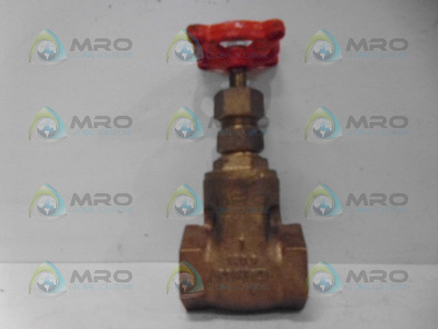 STOCKHAM B-103 GATE VALVE 1" *NEW NO BOX*